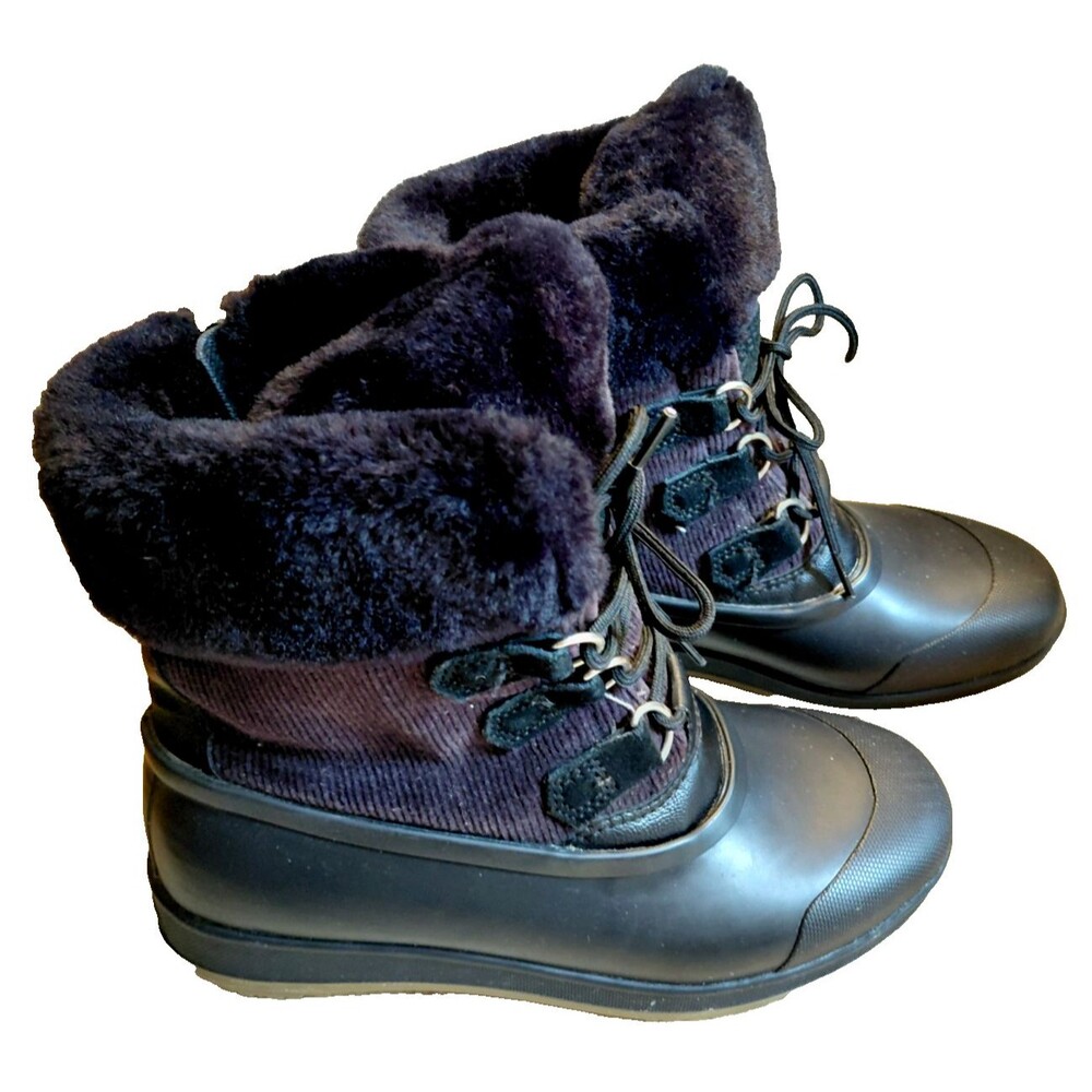 Sperry Pacifica Alpine Womens Duck Boots  Corduroy Womens Sz 7.5 M Excellent!